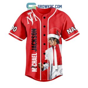 Michael Jackson Christmas Is The Time To Say I Love You Personalized Baseball Jersey