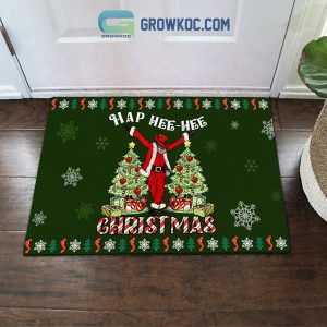 Michael Jackson Hap Hee Hee Christmas Doormat