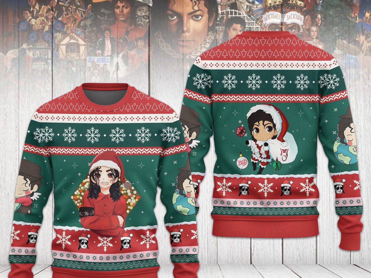 Michael jackson deals christmas sweater