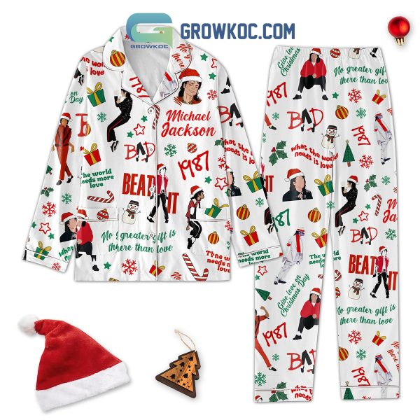 Michael Jackson What The World Needs Is Love Pajamas Set