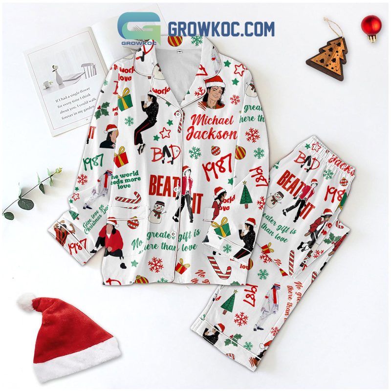 Michael Jackson What The World Needs Is Love Pajamas Set - Growkoc