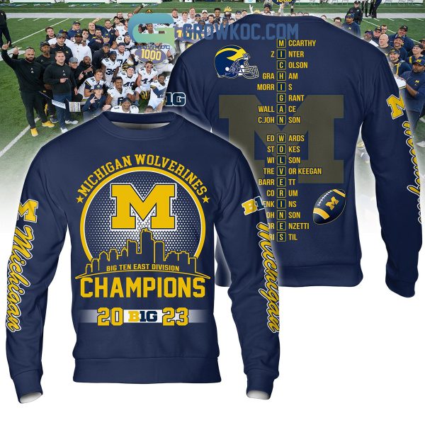 Michigan Wolverines 2023 Big Ten Champions Hoodie T Shirt