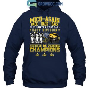 Michigan Wolverines 2023 Champions Big Ten T Shirt