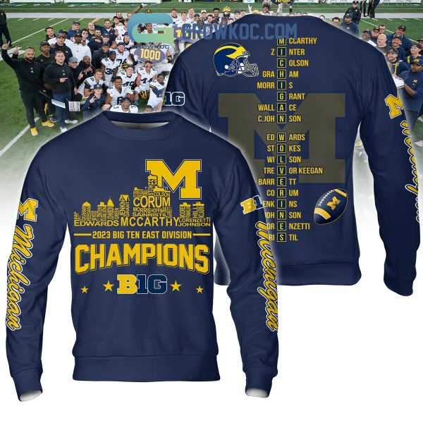 Michigan Wolverines Big Ten Conference Champions Hoodie T Shirt