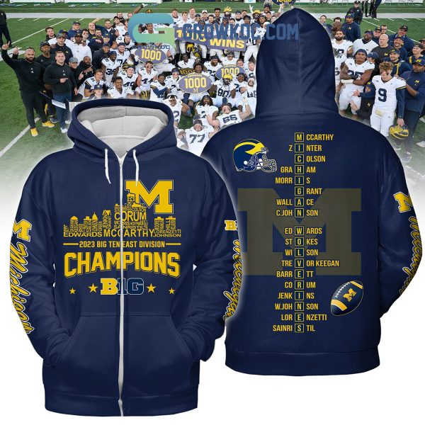 Michigan Wolverines Big Ten Conference Champions Hoodie T Shirt