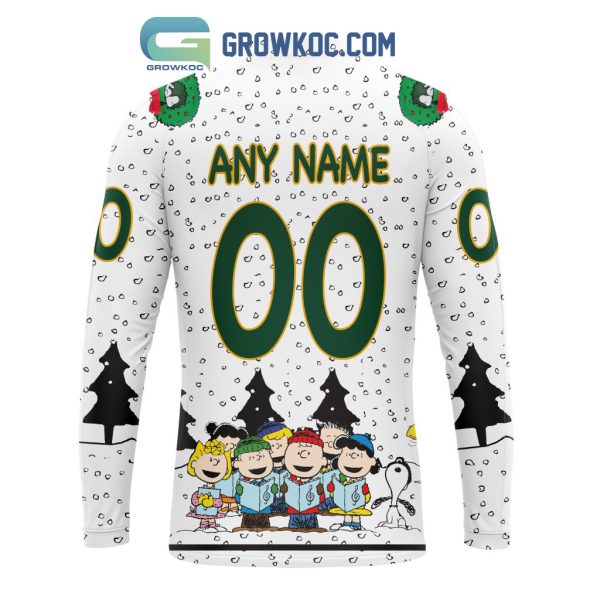 Minnesota Wild NHL Mix Snoopy Peanuts Christmas Personalized Hoodie T Shirt