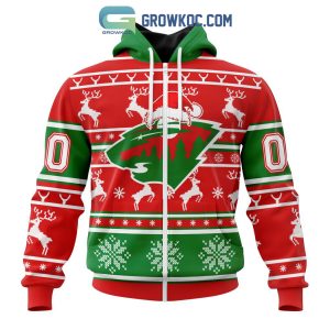 Minnesota Wild Special Santa Claus Christmas Is Coming Personalized Hoodie T Shirt