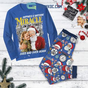 Miracle On 34th Street Santa Claus Christmas Fleece Pajamas Set