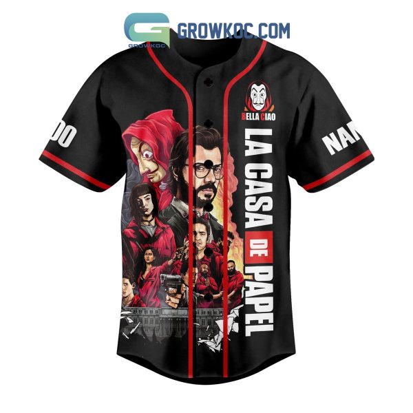 Money Heist La Casa De Papel Personalized Baseball Jersey