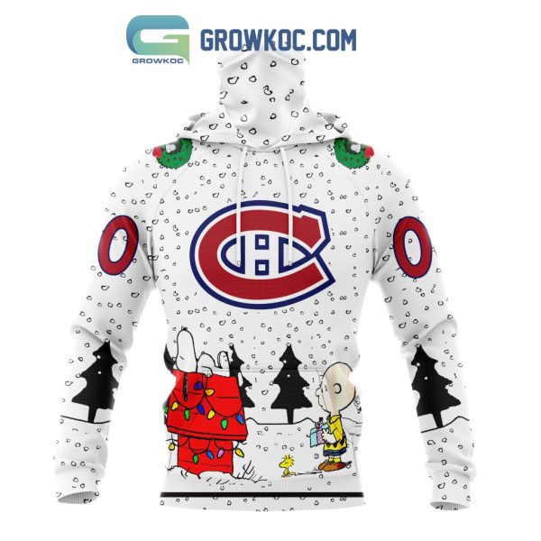 Montreal Canadiens NHL Mix Snoopy Peanuts Christmas Personalized Hoodie T Shirt