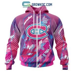 Montreal Canadiens NHL Special Design I Pink I Can! Fearless Again Breast Cancer Hoodie T Shirt
