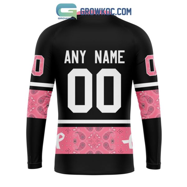 Montreal Canadiens NHL Special Style Paisley In October We Wear Pink Breast Cancer Personalized Hoodie T Shirt