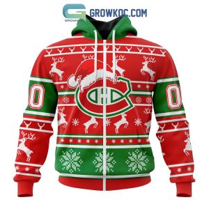 Montreal Canadiens Special Santa Claus Christmas Is Coming Personalized Hoodie T Shirt