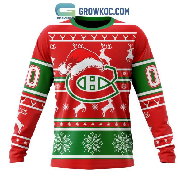 Montreal Canadiens Special Santa Claus Christmas Is Coming Personalized Hoodie T Shirt