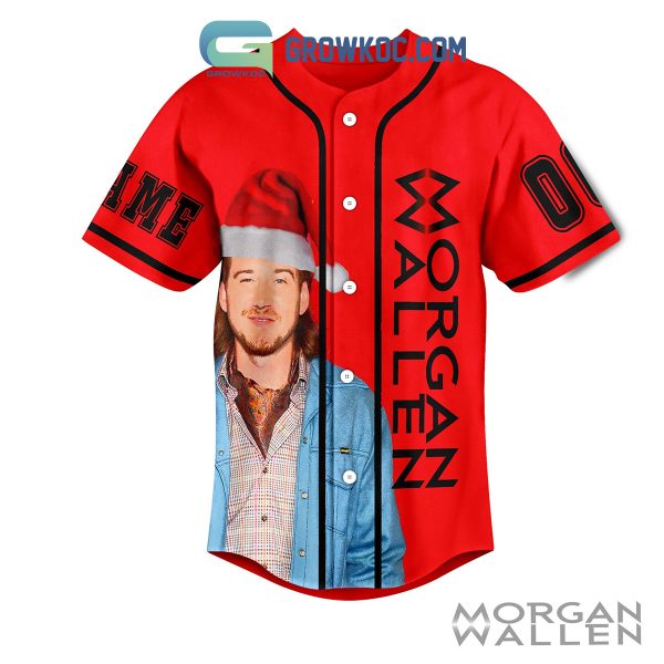 Morgan Wallen All I Want For Christmas Is You Personalized Baseball Jersey