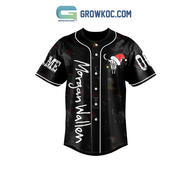 Morgan Wallen Around The Christmas Tree Personalized Baseball Jersey