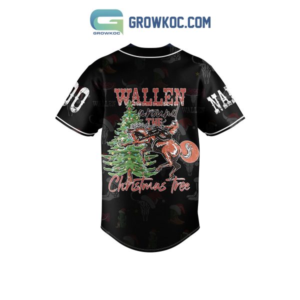 Morgan Wallen Around The Christmas Tree Personalized Baseball Jersey