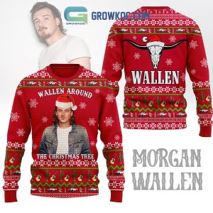 Morgan Wallen Around The Christmas Tree Ugly Sweater