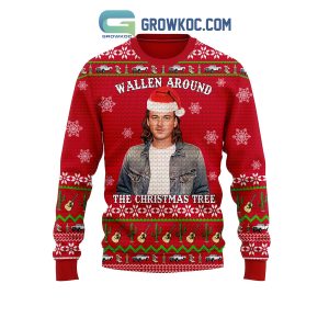 Morgan Wallen Around The Christmas Tree Ugly Sweater