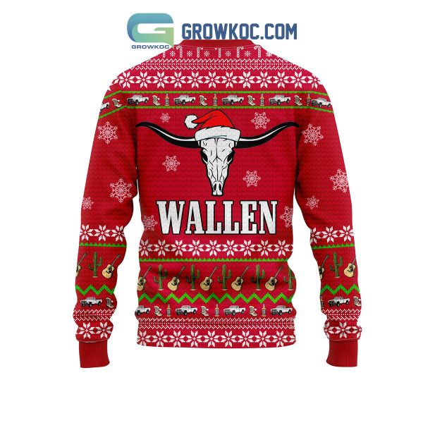 Morgan Wallen Around The Christmas Tree Ugly Sweater