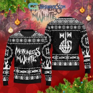 Motionless in White Gothic Metal Rock Band MIW Christmas Winter Holidays Ugly Sweater