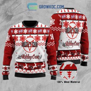 Motley Crue Snow Merry Christmas Ugly Sweater