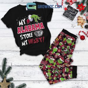 My Alabama Stole My Heart Grinch Pajamas Set