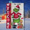NC State Wolfpack NCAA Grinch Football Welcome Christmas House Garden Flag