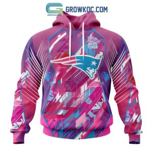 New England Patriots NFL Special Design I Pink I Can! Fearless Again Breast Cancer Hoodie T Shirt