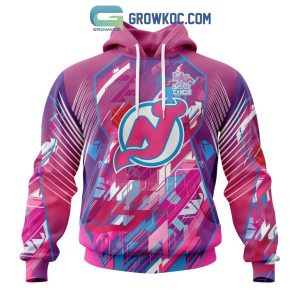 New Jersey Devils NHL Special Design I Pink I Can! Fearless Again Breast Cancer Hoodie T Shirt