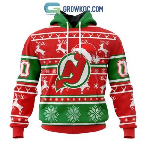 New Jersey Devils Special Santa Claus Christmas Is Coming Personalized Hoodie T Shirt