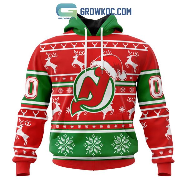 New Jersey Devils Special Santa Claus Christmas Is Coming Personalized Hoodie T Shirt