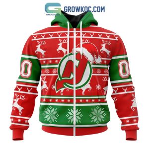 New Jersey Devils Special Santa Claus Christmas Is Coming Personalized Hoodie T Shirt