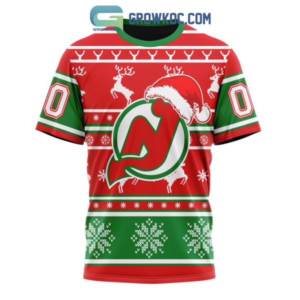 New Jersey Devils Special Santa Claus Christmas Is Coming Personalized Hoodie T Shirt