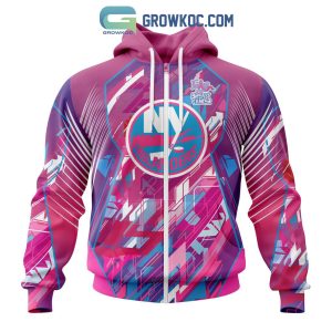 New York Islanders NHL Special Design I Pink I Can! Fearless Again Breast Cancer Hoodie T Shirt