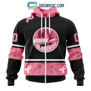 New York Islanders NHL Special Style Paisley In October We Wear Pink Breast Cancer Personalized Hoodie T Shirt