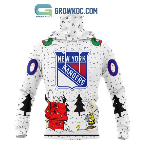 New York Rangers NHL Mix Snoopy Peanuts Christmas Personalized Hoodie T Shirt