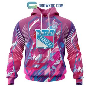 New York Rangers NHL Special Design I Pink I Can! Fearless Again Breast Cancer Hoodie T Shirt
