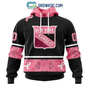 New York Rangers NHL Special Style Paisley In October We Wear Pink Breast Cancer Personalized Hoodie T Shirt