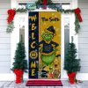 Northern Illinois Huskies Grinch Football Welcome Christmas Personalized Decor Door Cover