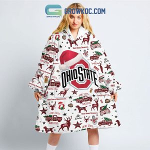 Ohio State Buckeyes Go Bucks Oodie Blanket Hoodie