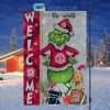 Oklahoma Sooners NCAA Grinch Football Welcome Christmas House Garden Flag