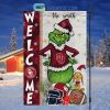 Ohio State Buckeyes NCAA Grinch Football Welcome Christmas House Garden Flag