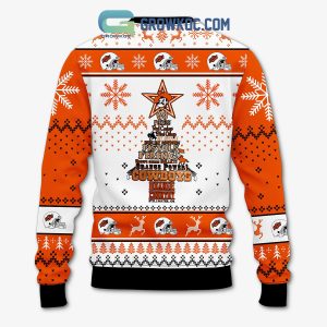 Oklahoma State Cowboys Go Pokes NFL Team Real Cowboys Pistols Firing Orange Power Christmas Ugly Sweaters