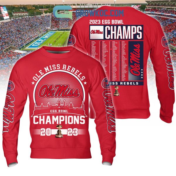 Ole Miss Rebels Ole Miss Egg Bowl Hotty Toddy Gosh Almighty Champions 2023 Shirts