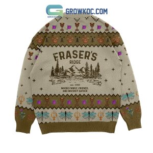 Outlander Fraser’s Ridge Est 1267 Winter Holiday Christmas Ugly Sweater