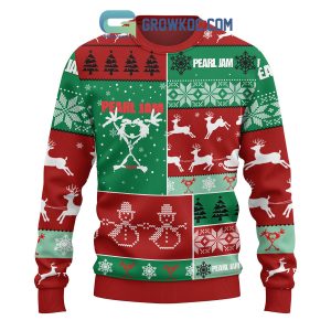 Pearl Jam Merry Christmas Snow Ugly Sweater
