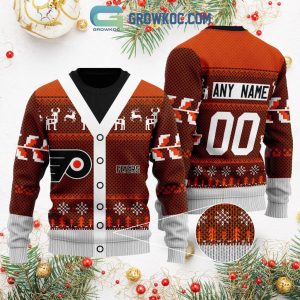 Philadelphia Flyers Supporter Christmas Holiday Personalized Ugly Sweater