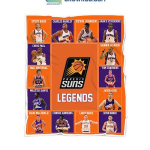 Phoenix Suns Legends WeArePHX NBA Team Fleece Blanket Quilt