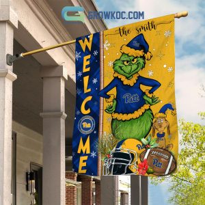 Pittsburgh Panthers NCAA Grinch Football Welcome Christmas House Garden Flag